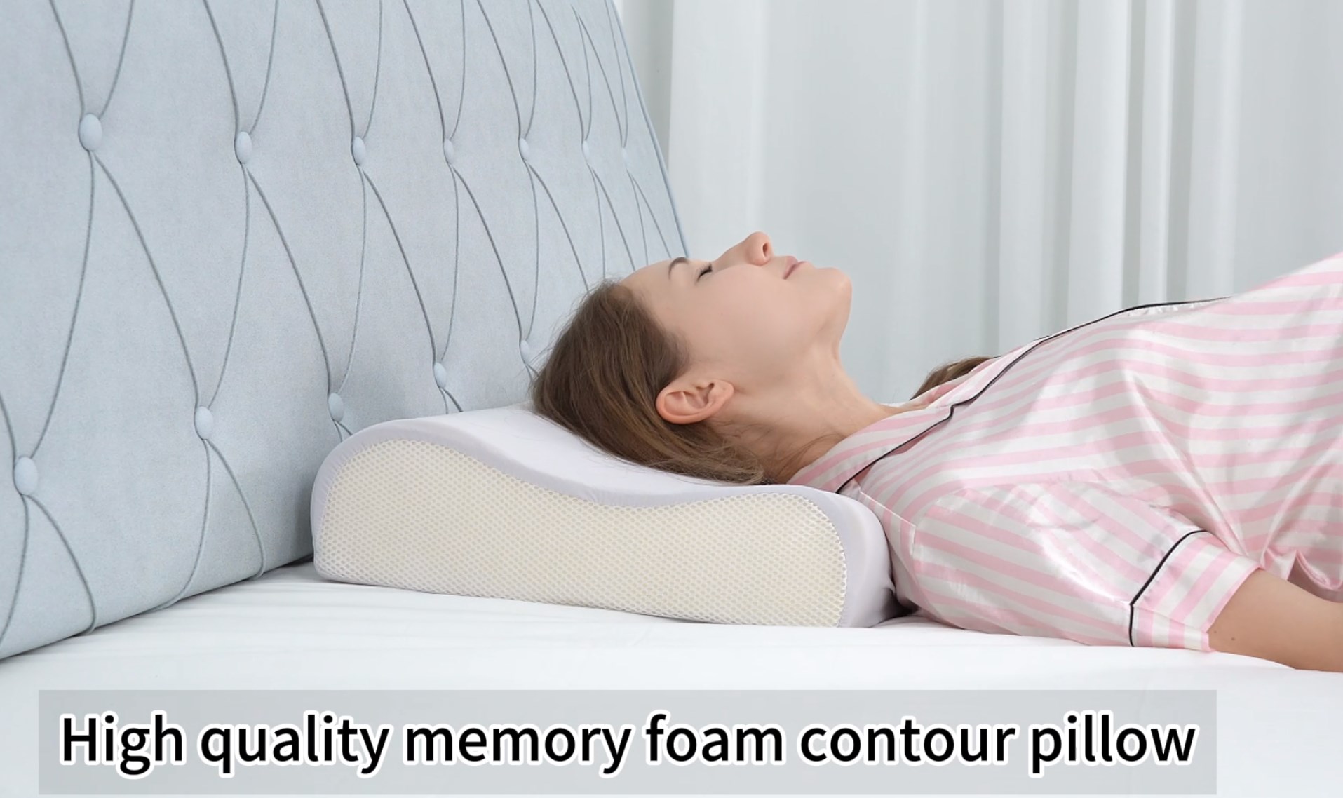 Amazon.com: urnexttour Cervical Pillow for Neck Pain Relief